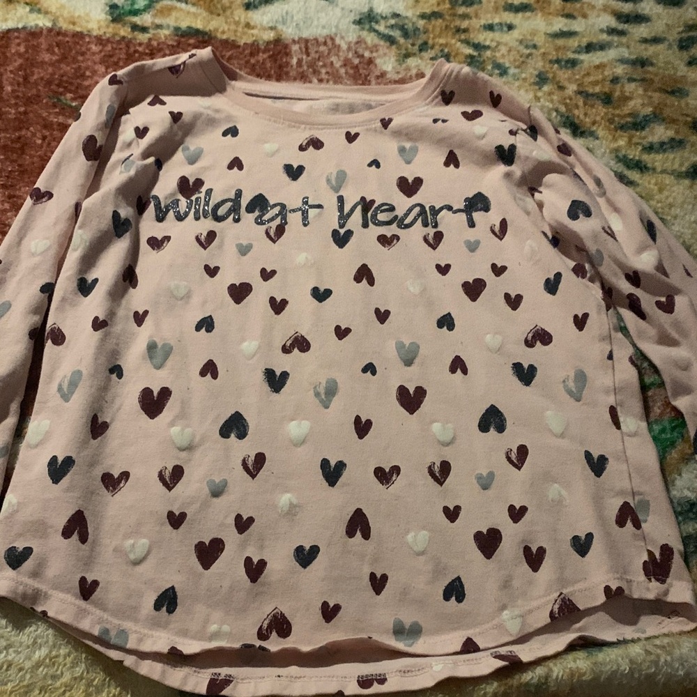 Wild at Heart Kids Pink Heart Tank Top